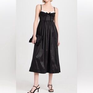 FOR LOVE AND LEMONS Doris Corset Midi Dress